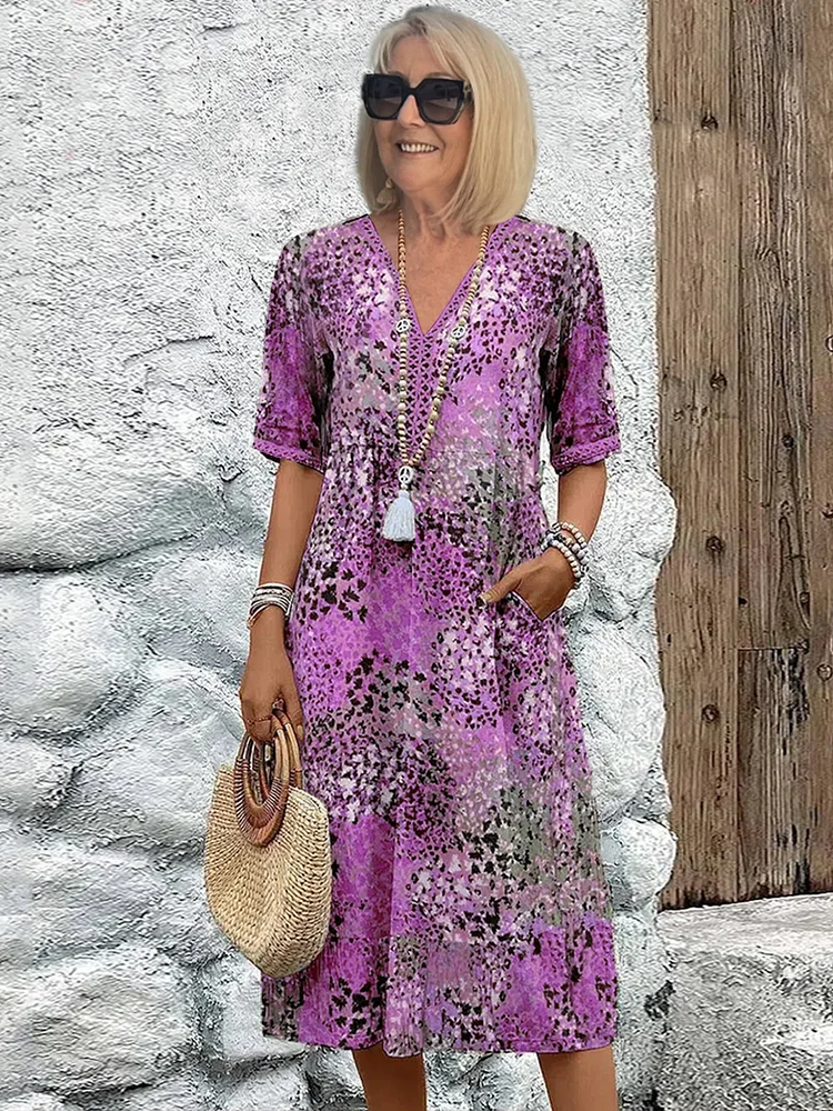 Layla™ - Chic Midi Dress