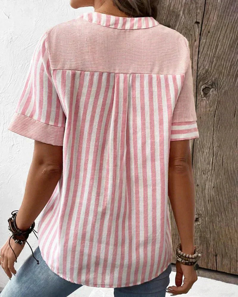 Monroe™ | Striped Soft Blouse