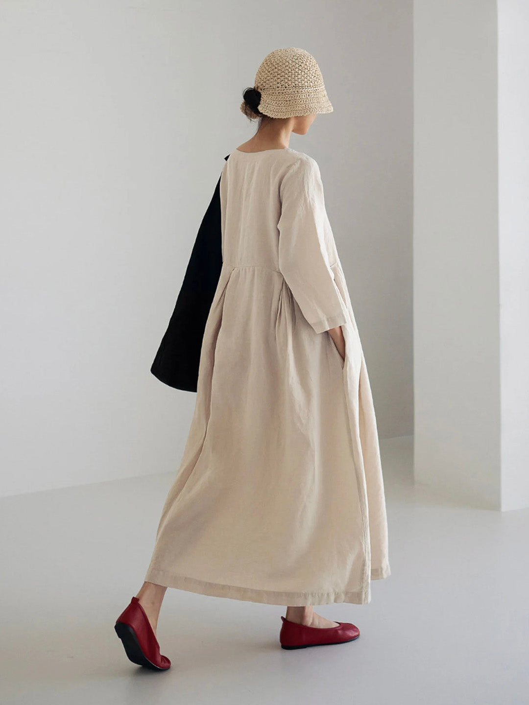 Sophie™ - Casual Linen Dress with Pockets