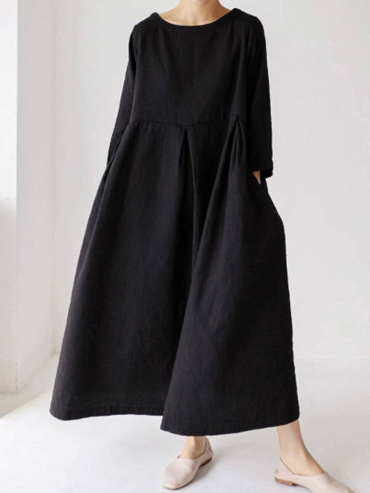 Sophie™ - Casual Linen Dress with Pockets