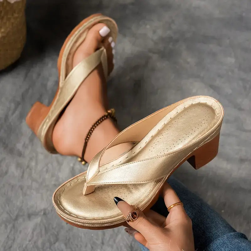 BellaStride™ Orthopedic Comfort Heel Sandals