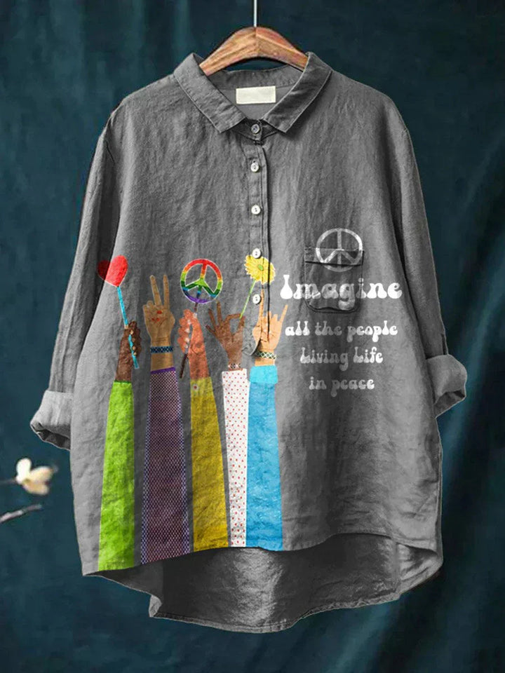 Elle | Peace Art Shirt