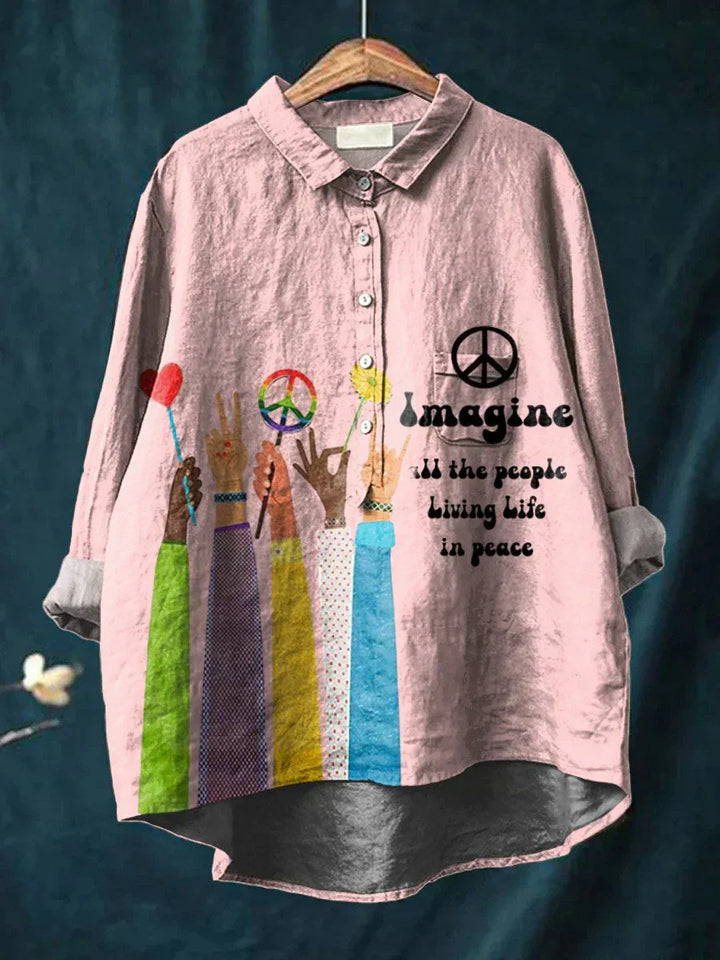 Elle | Peace Art Shirt