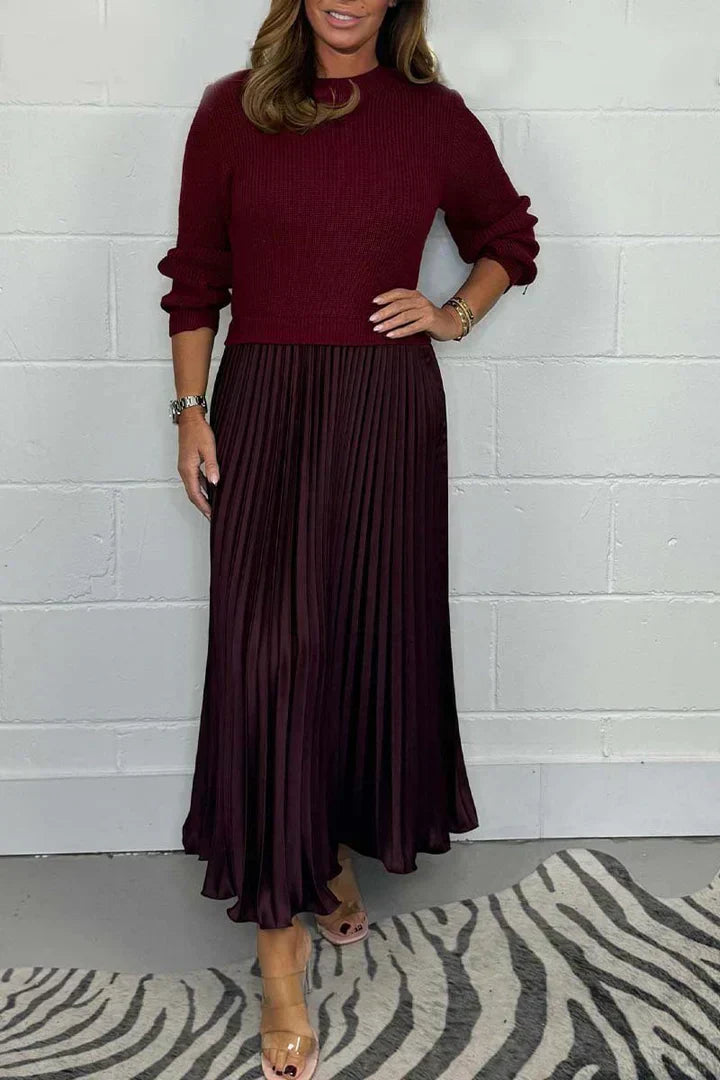 Emily™ - Chic 2-in-1 Dress-Sweater