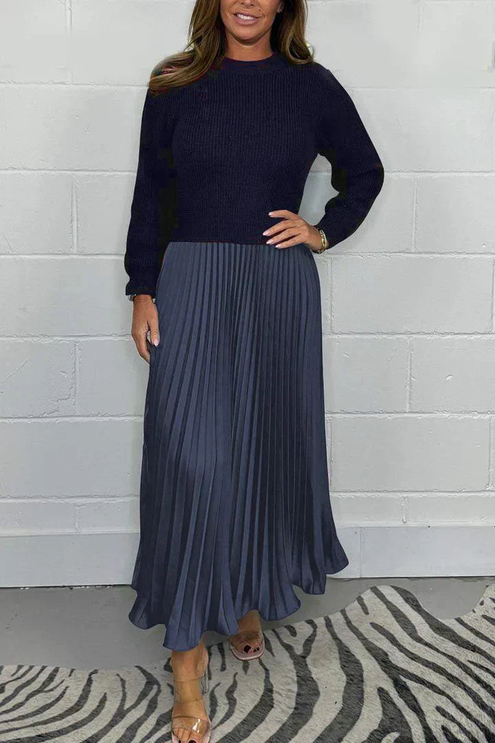 Emily™ - Chic 2-in-1 Dress-Sweater