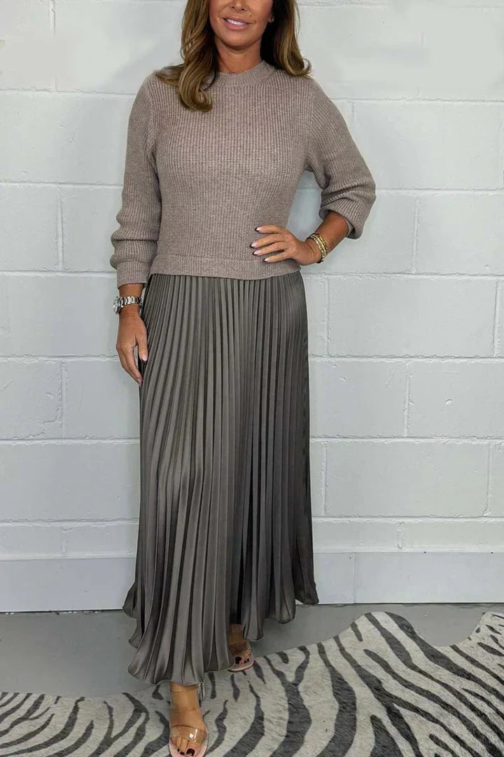 Emily™ - Chic 2-in-1 Dress-Sweater