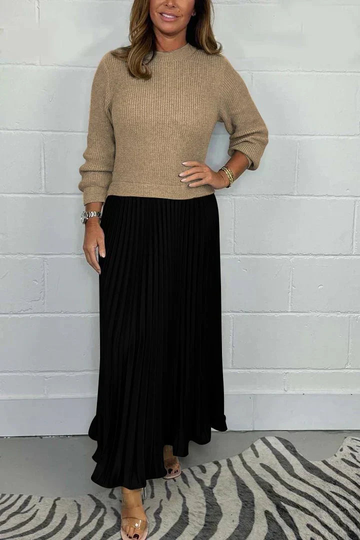 Emily™ - Chic 2-in-1 Dress-Sweater