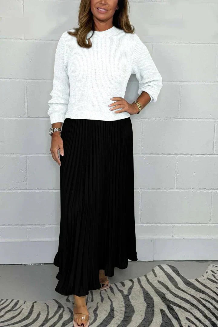 Emily™ - Chic 2-in-1 Dress-Sweater