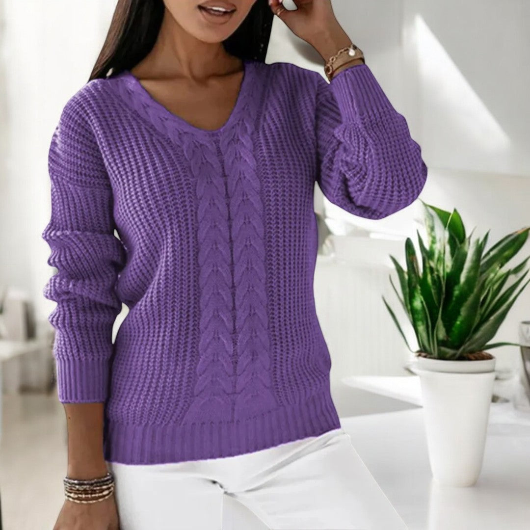 Sadie - Elegant Knit Sweater