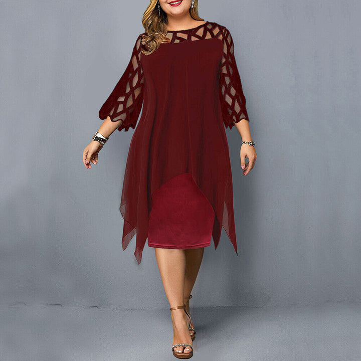 Jamie™ – Effortless Midi Dress for Curves & Confidence