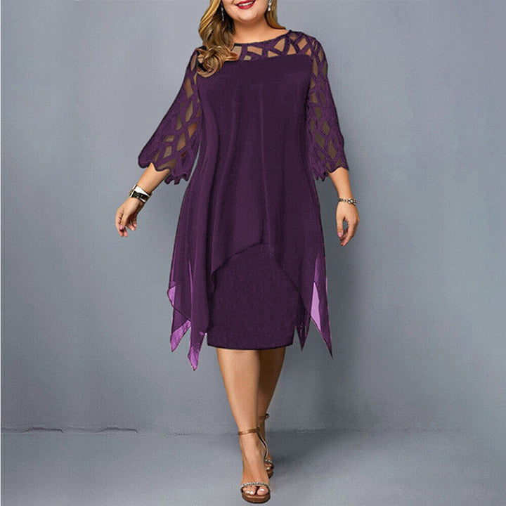 Jamie™ – Effortless Midi Dress for Curves & Confidence