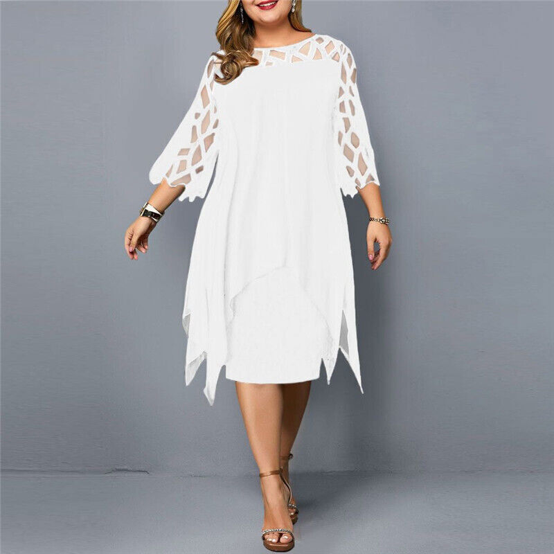 Jamie™ – Effortless Midi Dress for Curves & Confidence
