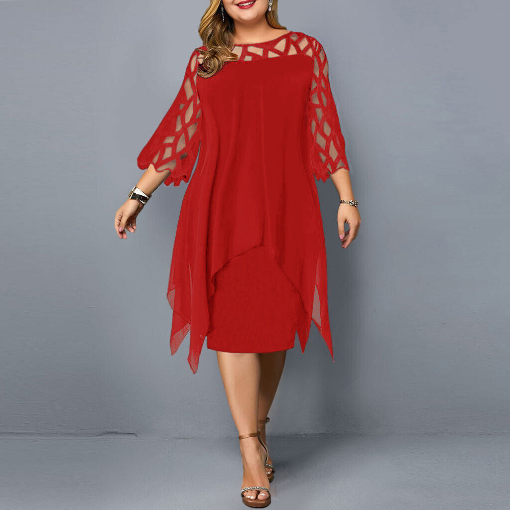 Jamie™ – Effortless Midi Dress for Curves & Confidence