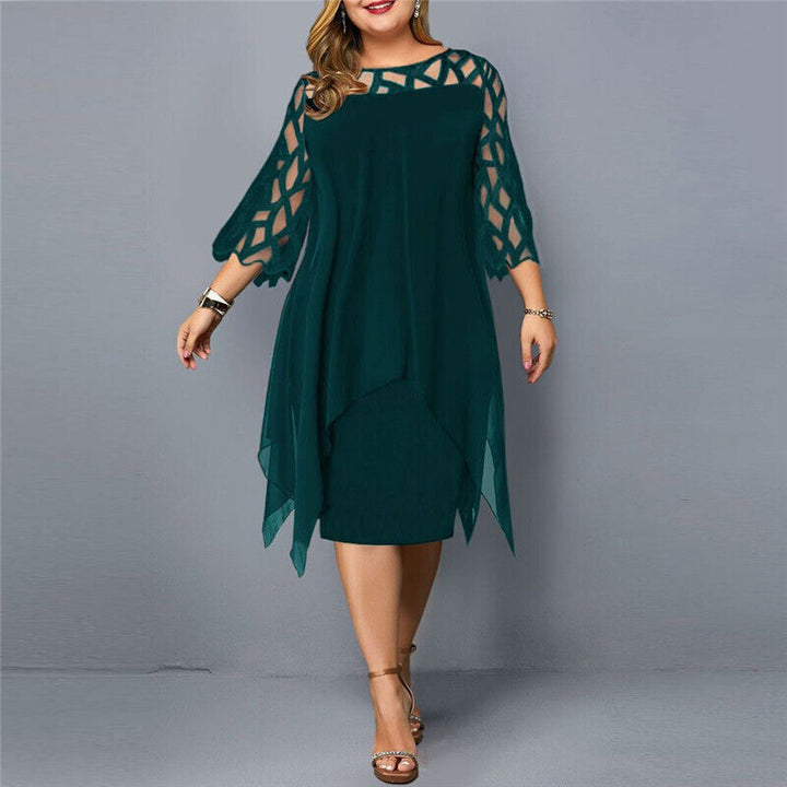 Jamie™ – Effortless Midi Dress for Curves & Confidence
