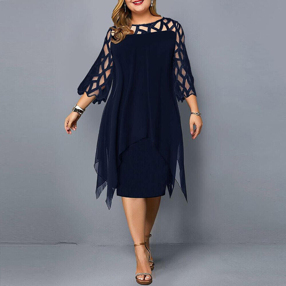 Jamie™ – Effortless Midi Dress for Curves & Confidence