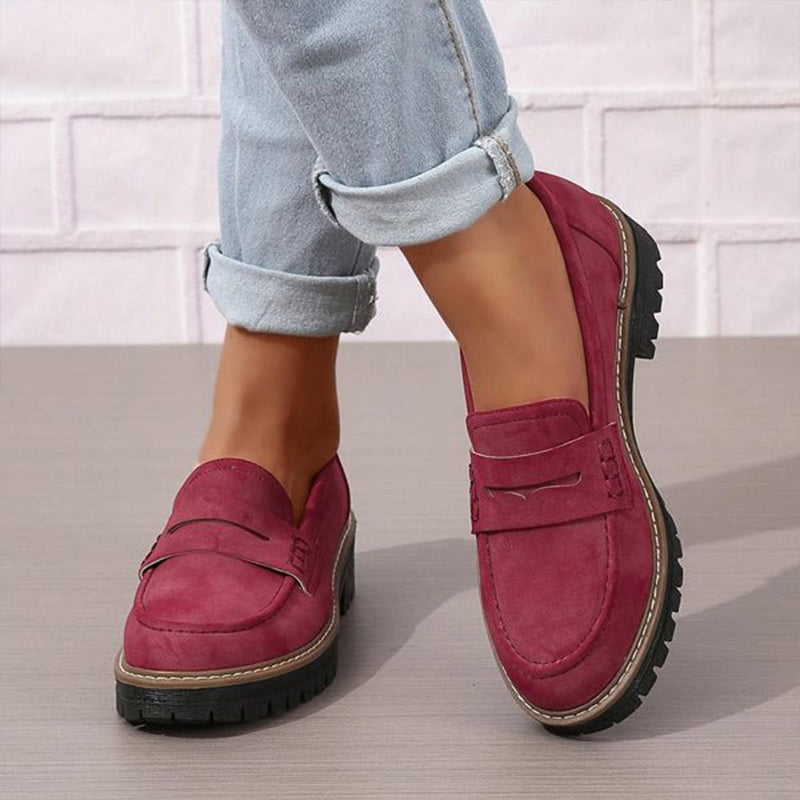 Vivienne™ | Timeless Suede Loafers