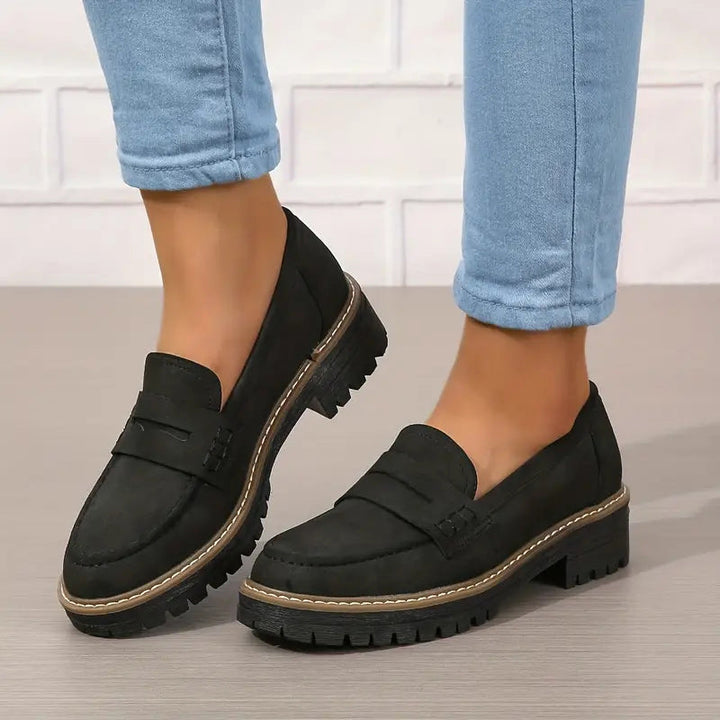 Vivienne™ | Timeless Suede Loafers